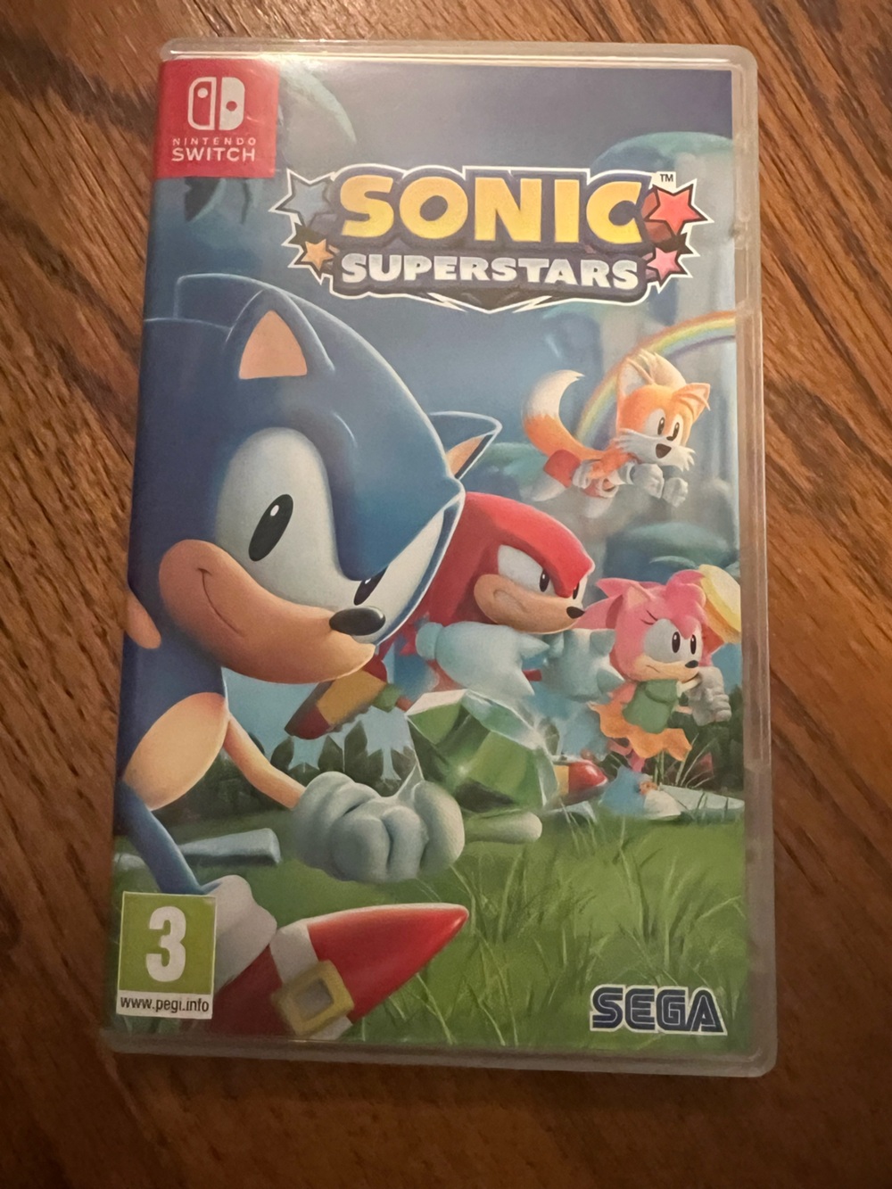 Sonic Superstars game with case for Nintendo Switch